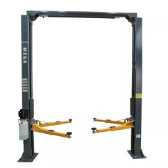 4 Ton 380V Two-Post Lift with Manual Lock – Grey