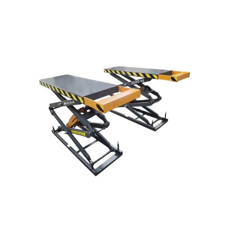DELTA Ground Scissor Car Lift – 3.5 Ton Capacity