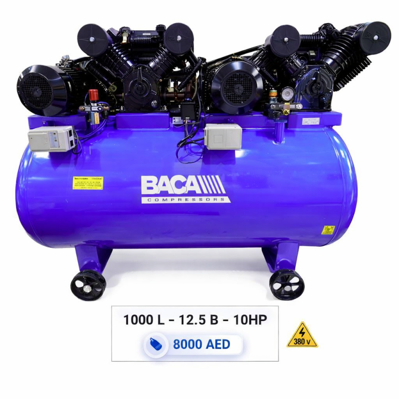 كمبروسر 1000 لتر RA-1000L-12.5B-10HP