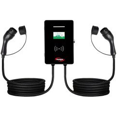 MEGA Dual Port EV Charger – شاحن كهربائي مزدوج المنافذ Type 2
