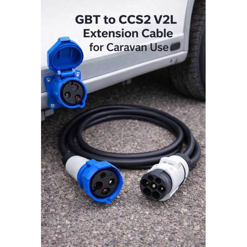 كيبل تمديد GBT إلى CCS2 V2L للاستخدام مع الكرفانات والرحلات