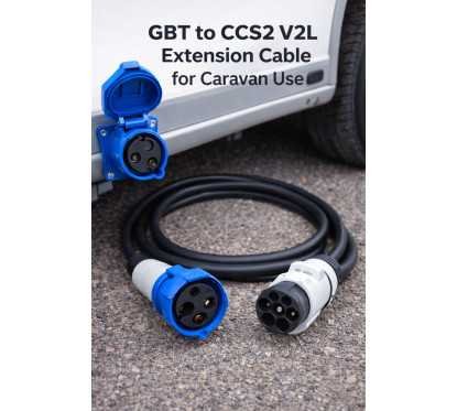كيبل تمديد GBT إلى CCS2 V2L للاستخدام مع الكرفانات والرحلات