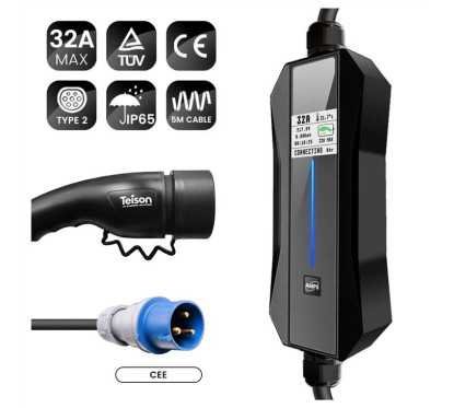 Teison Type2 Portable Charger 7KW 32A