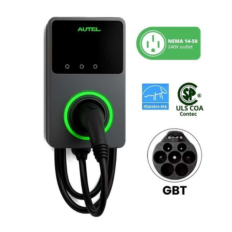شاحن MaxiCharger AC Elite 40A Home GPT – بمنفذ NEMA 14‑50 – مع حامل كابل مدمج