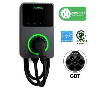 شاحن MaxiCharger AC Elite 40A Home GPT – بمنفذ NEMA 14‑50 – مع حامل كابل مدمج