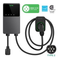MaxiCharger AC Elite Home 50A – شاحن سيارات كهربائية مع حافظة جانبية