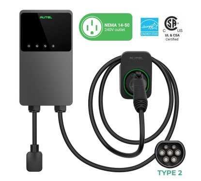 MaxiCharger AC Elite Home 50A – شاحن سيارات كهربائية مع حافظة جانبية