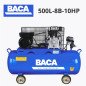 The BACA RA‑500L‑8B‑10HP Industrial Air Compressor – 500L Tank, Dual‑Head Pump