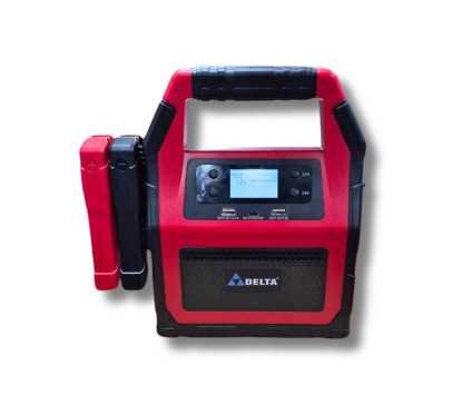 شاحن HD40 Jump Starter الثقيل 12V/24V – مزود طاقة ليثيوم 5000 أمبير للشاحنات والحافلات