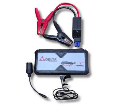 Delta HDDY203 6000A Outdoor Mobile Emergency Car & Truck Jump Starter – 12V/24V Heavy‑Duty Power Supply