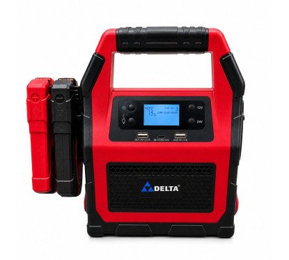 شاحن HD40 Jump Starter الثقيل 12V/24V – مزود طاقة ليثيوم 5000 أمبير للشاحنات والحافلات