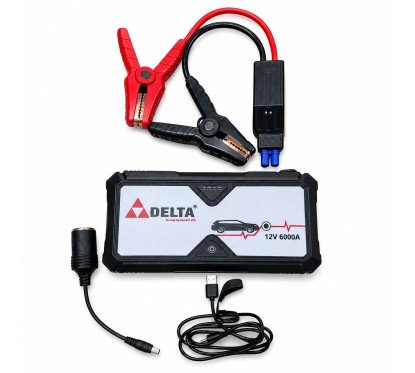 Delta HDDY203 6000A Outdoor Mobile Emergency Car & Truck Jump Starter – 12V/24V Heavy‑Duty Power Supply