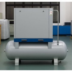 20HP Tank-Mounted PM-VSD Screw Air Compressor – MEGA ME-20PMT