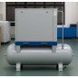 20HP Tank‑Mounted PM‑VSD Screw Air Compressor – MEGA ME‑20PMT