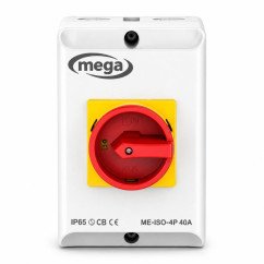 40A 4 Pole IP65 Isolator Switch – ME MEP3/L3