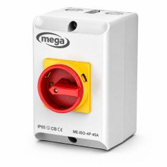 40A 4 Pole IP65 Isolator Switch – ME MEP3/L3