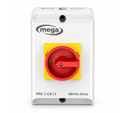 copy of 40A 4 Pole IP65 Isolator Switch – ME MEP3/L3