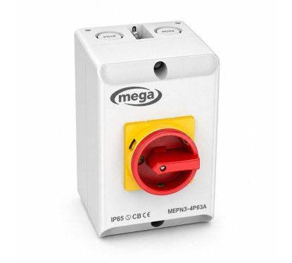 copy of 40A 4 Pole IP65 Isolator Switch – ME MEP3/L3