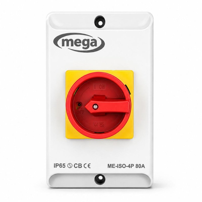 copy of 40A 4 Pole IP65 Isolator Switch – ME MEP3/L3