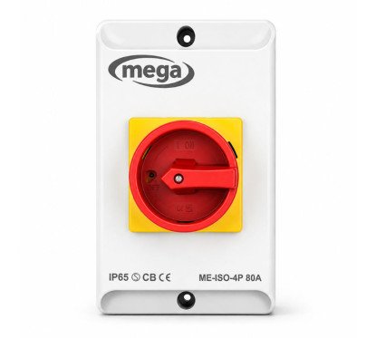 copy of 40A 4 Pole IP65 Isolator Switch – ME MEP3/L3