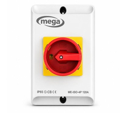 copy of 40A 4 Pole IP65 Isolator Switch – ME MEP3/L3