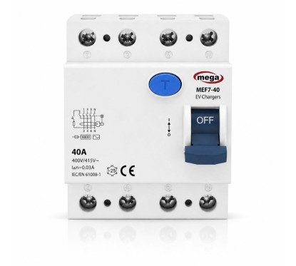 copy of 40A 2 Pole 30mA ELCB / RCCB – MEF7-40-2P