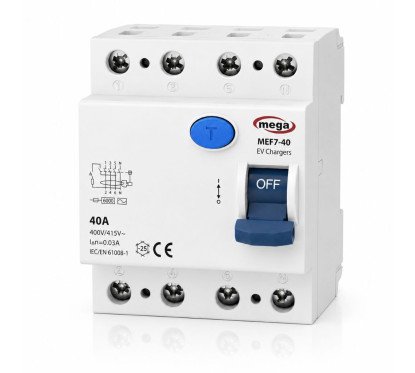 copy of 40A 2 Pole 30mA ELCB / RCCB – MEF7-40-2P