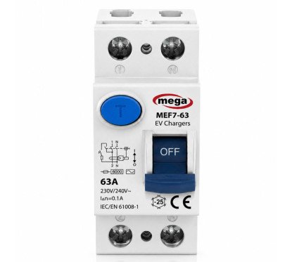 copy of 40A 2 Pole 30mA ELCB / RCCB – MEF7-40-2P