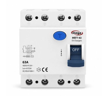 copy of 40A 2 Pole 30mA ELCB / RCCB – MEF7-40-2P