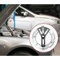 MEGA Adjustable Fuel Pump Removal Tool – 3‑Arms Lock Ring Tool (5.2”–7.17”) with 1/2” Drive