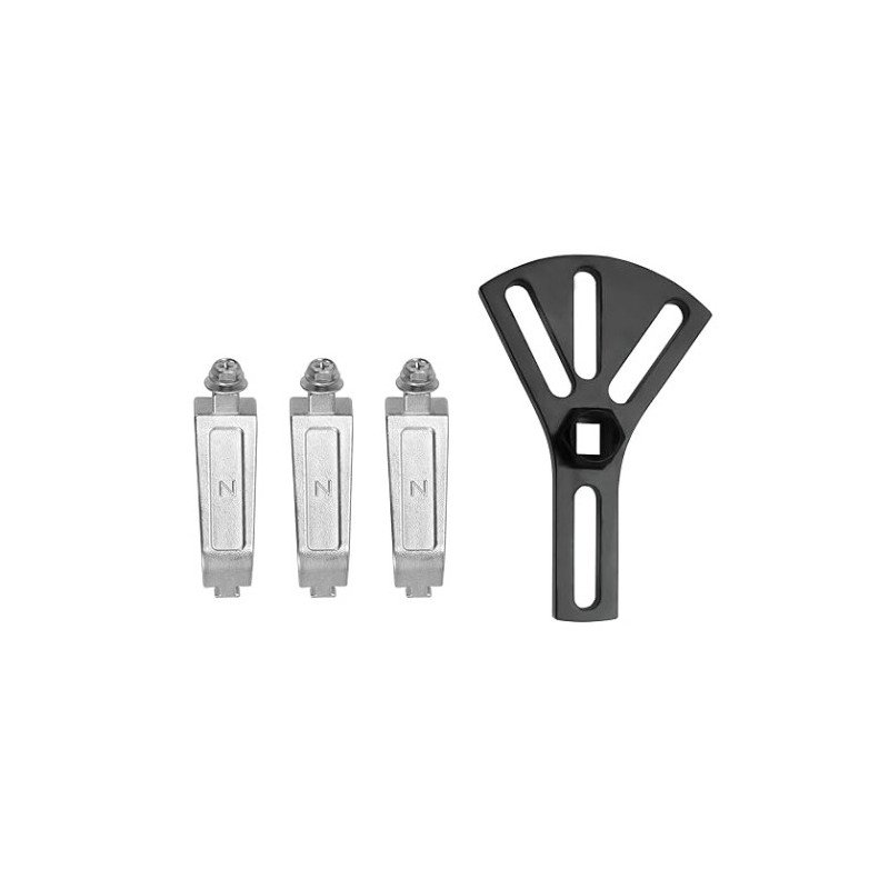 MEGA Adjustable Fuel Pump Removal Tool – 3‑Arms Lock Ring Tool (5.2”–7.17”) with 1/2” Drive