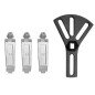 MEGA Adjustable Fuel Pump Removal Tool – 3‑Arms Lock Ring Tool (5.2”–7.17”) with 1/2” Drive