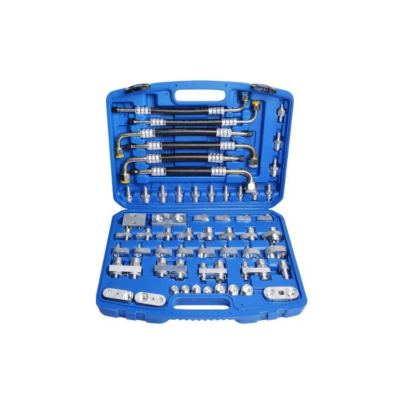 A/C Leak Test Kit – MEGA 56PCS Automotive Air Conditioner Leak Detector & Repair Tool Set A/C Leak Test Kit – MEGA 56PCS Automotive Air Conditioner Leak Detector & Repair Tool Set