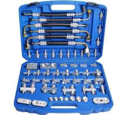 A/C Leak Test Kit – MEGA 56PCS Automotive Air Conditioner Leak Detector & Repair Tool Set