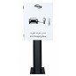 EV Charger Pedestal with Enclosure – Black Steel Charging Station Stand