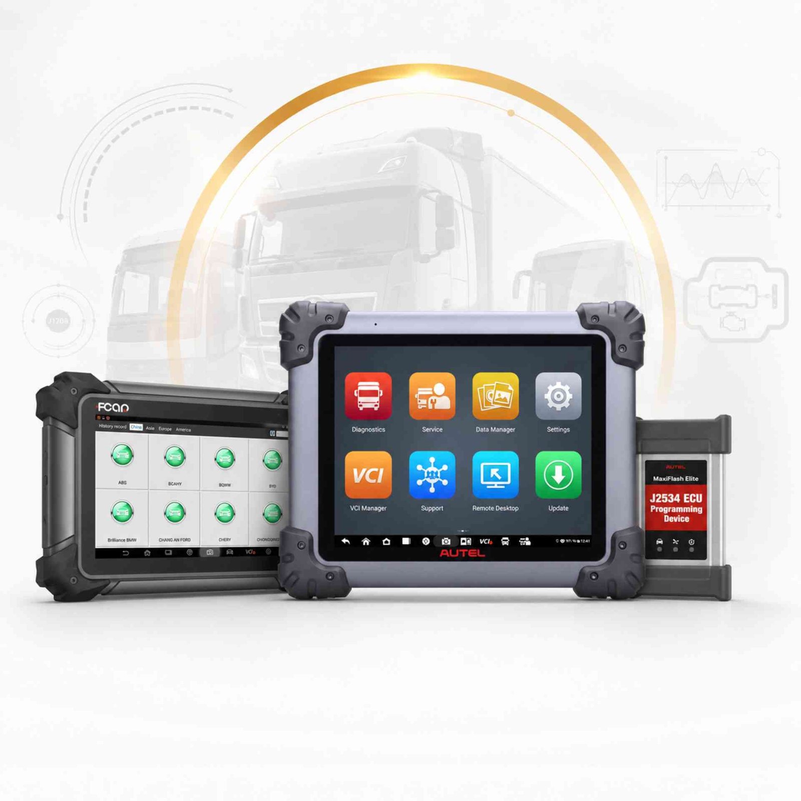 Heavy duty diagnostic tool